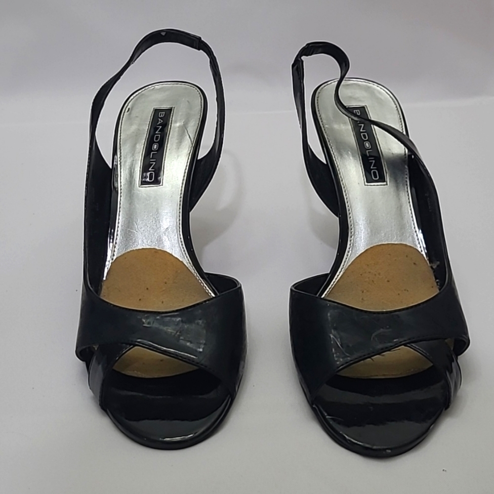 Black Sling Back Heels